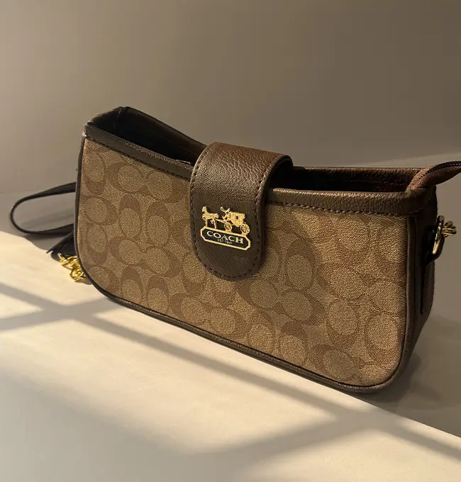 Brown Coach Crossbody Bag 1 Brown Coach Crossbody Bag - Image 1