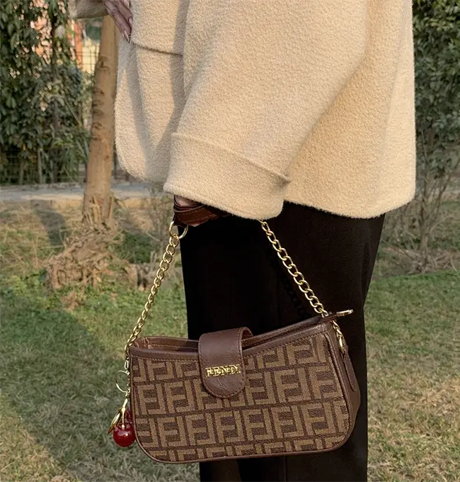 Brown Fendi FF Crossbody Bag 6 Brown Fendi FF Crossbody Bag - Image 1