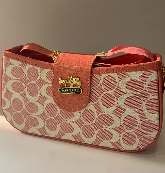 Pink Coach Crossbody Bag 1 Pink Coach Crossbody Bag - Image 1